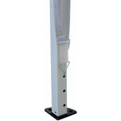 Outsunny Tonnelle Barnum De Jardin Pliant Anti-UV + Sac De Transport Acier Oxford 3 X 3 X 2,55 M Blanc -Pergola Soldes 7227805 5