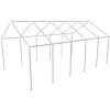 VidaXL Cadre En Acier Pour Tente De Fête 10x5 M - Argent -Pergola Soldes 734166 1
