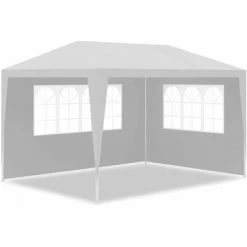 VidaXL Tente De Réception 3 X 4 M Blanc - Blanc -Pergola Soldes 735111 3