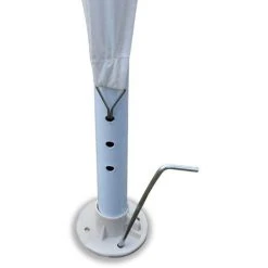 VidaXL Tente De Réception 3 X 9 M Blanc - Blanc -Pergola Soldes 735115 3