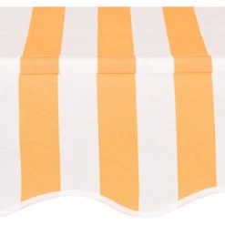 Auvent Rétractable Manuel 150 Cm Rayures Oranges Et Blanches VidaXL 10 Auvent Rétractable Manuel 150 Cm Rayures Oranges Et Blanches VidaXL -Pergola Soldes 7353907 4