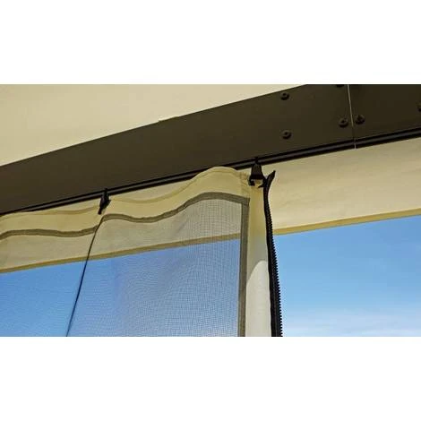 CAESAROO Tonnelle Rectangulaire 4x3 M En Alluminium Avec Cheminée Coupe-vent | Standard 5 CAESAROO Tonnelle Rectangulaire 4x3 M En Alluminium Avec Cheminée Coupe-vent | Standard – Image 3