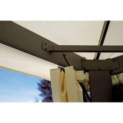 CAESAROO Tonnelle Rectangulaire 4x3 M En Alluminium Avec Cheminée Coupe-vent | Standard 10 CAESAROO Tonnelle Rectangulaire 4x3 M En Alluminium Avec Cheminée Coupe-vent | Standard -Pergola Soldes 7430849 4