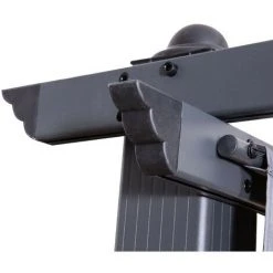 AVRIL PARIS Tonnelle/Pergola Aluminium 3x3m Toile Coulissante Rétractable - Gris Taupe - Hero - Gris -Pergola Soldes 7455974 4