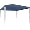 TECTAKE Tonnelle De Jardin Autoportante 3 M X 3 M Structure En Métal Bleu - Bleu -Pergola Soldes 7514097 1