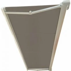 ICI STORE STORE BANNE COFFRE INTEGRAL MOTORISE RAL BLANC 3,93 X 3,5 DICKSON® TAUPE - TAUPE