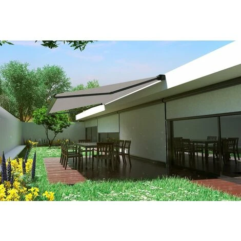 ICI STORE STORE BANNE COFFRE INTEGRAL MOTORISE RAL ANTHRACITE 5 X 3,5 DICKSON® GRIS - GRIS 6 ICI STORE STORE BANNE COFFRE INTEGRAL MOTORISE RAL ANTHRACITE 5 X 3,5 DICKSON® GRIS - GRIS – Image 4