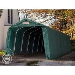 INTENT24.FR INTENT24 Tente-garage Carport 3,3 X 9,6m D'élevage Abri Agricole Tente De Stockage Bâche Env. 550g/m² Armature Solide Vert Fonce - Vert 9 INTENT24.FR INTENT24 Tente-garage Carport 3,3 X 9,6m D'élevage Abri Agricole Tente De Stockage Bâche Env. 550g/m² Armature Solide Vert Fonce - Vert -Pergola Soldes 7660822 3