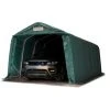 INTENT24.FR Tente-garage Carport 3,3 X 7,2 M D'élevage Abri Agricole Tente De Stockage Bâche Env. 550g/m² Armature Solide Vert Fonce - Vert -Pergola Soldes 7660828 1