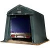 INTENT24.FR Abri/Tente Garage PREMIUM 2,4 X 3,6 M Pour Voiture Et Bateau - Toile PVC Env. 500g/m² Imperméable Vert Fonce - Vert -Pergola Soldes 7660866 1
