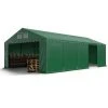 INTENT24.FR INTENT24 Hangar Tente De Stockage 5 X 10 M D'élevage De 2,60m De Hauteur Vert Fonce épaisses D'env. 500g/m² PVC Imperméables - Vert -Pergola Soldes 7990810 1