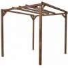 Habrita Pergola THONON En Bois Thermo Chauffé Sans Couverture 8,88 M² -Pergola Soldes 8338850 1