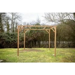 Habrita Pergola THONON En Bois Thermo Chauffé Sans Couverture 8,88 M² 11 Habrita Pergola THONON En Bois Thermo Chauffé Sans Couverture 8,88 M² -Pergola Soldes 8338850 5