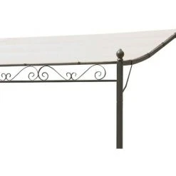 TERRE JARDIN Tonnelle Adossée Beige 4 X 3 M 10 TERRE JARDIN Tonnelle Adossée Beige 4 X 3 M -Pergola Soldes 8359 4
