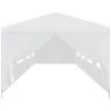 VidaXL Tonnelle De Jardin 3 X 12 M Blanc - Blanc -Pergola Soldes 8998161 1